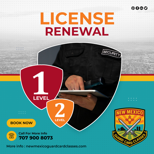 Guard License Courses - License Renewal